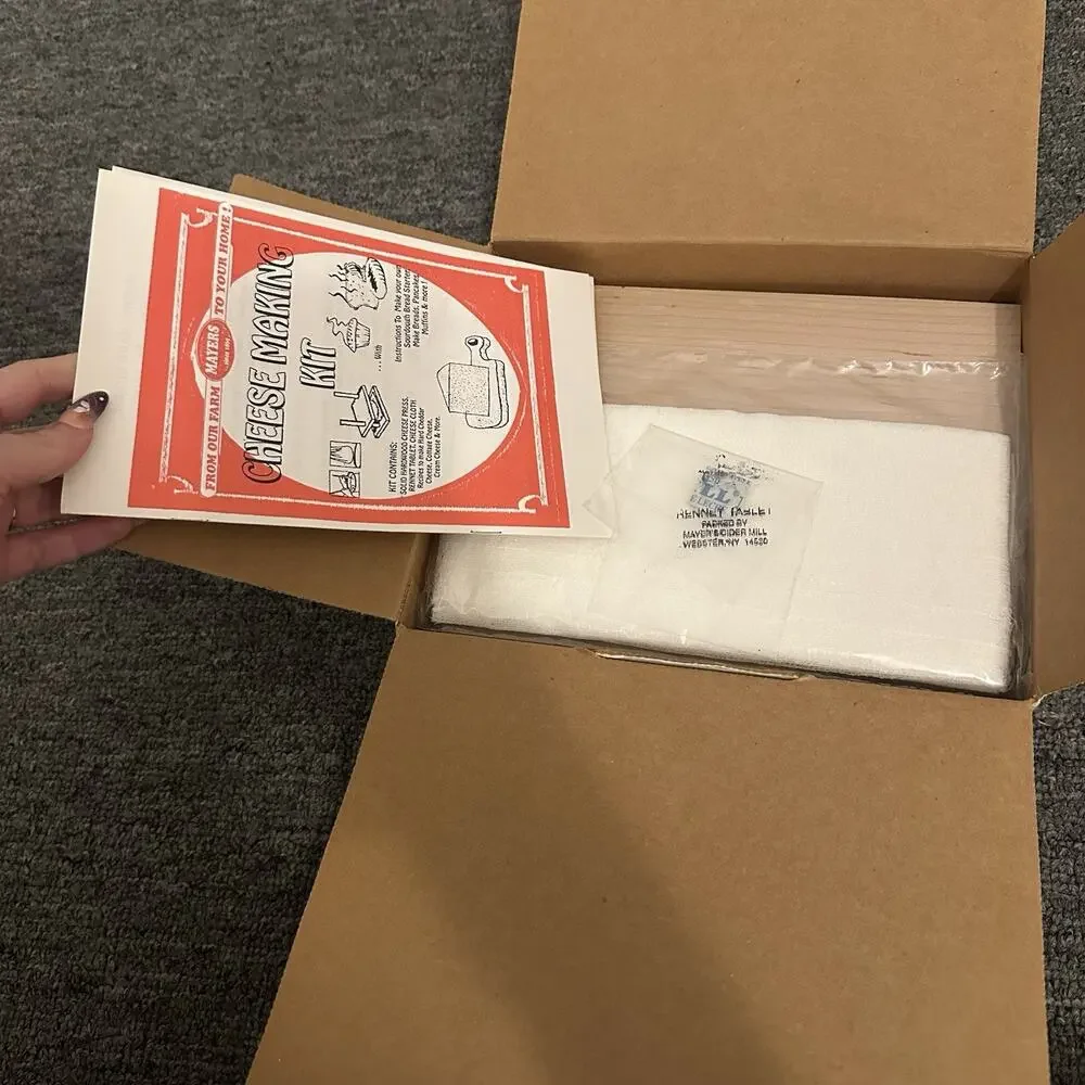 vintage Mayers Cheese Making Kit